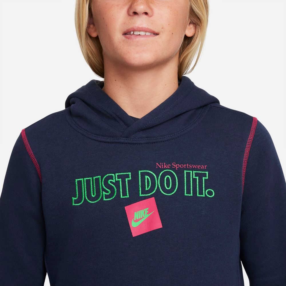 Polerón Nike M NSW JDI HOODIE FZ FLC BSTR Negro - Calce Regular - Compra  Ahora | Dafiti Chile