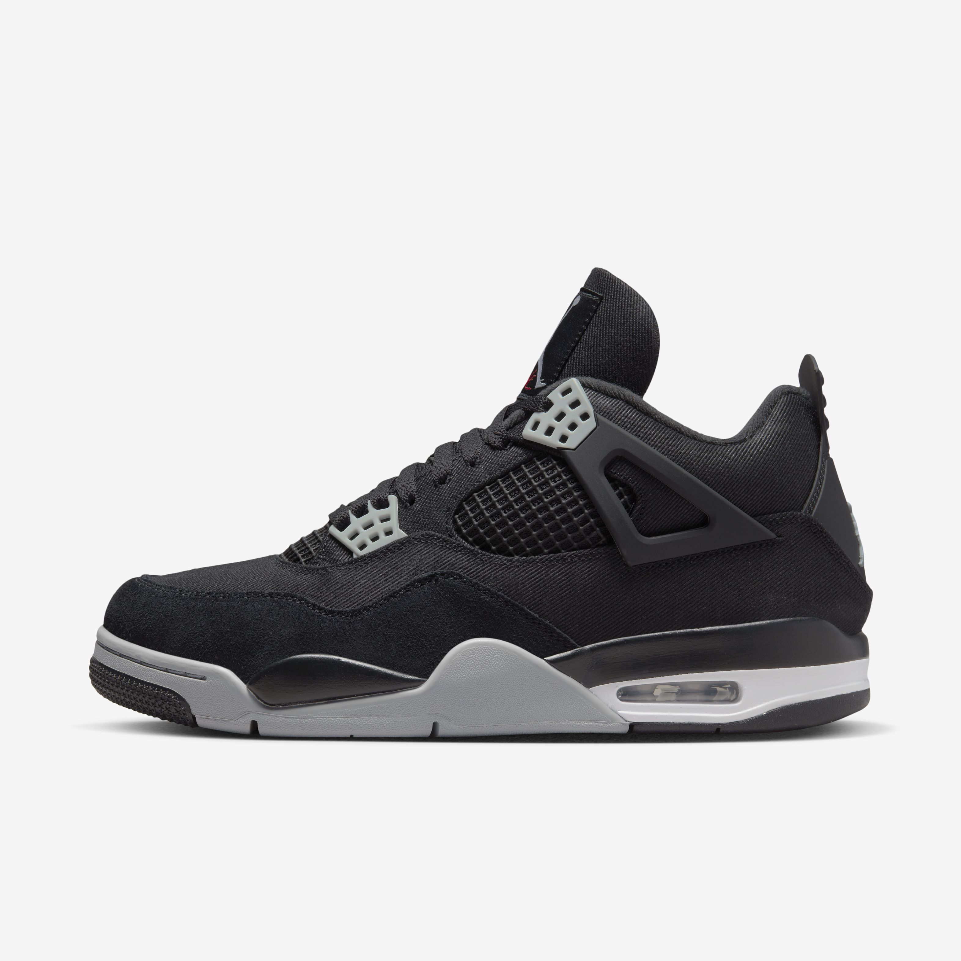 Air Jordan 4 Retro - Black Canvas unisex